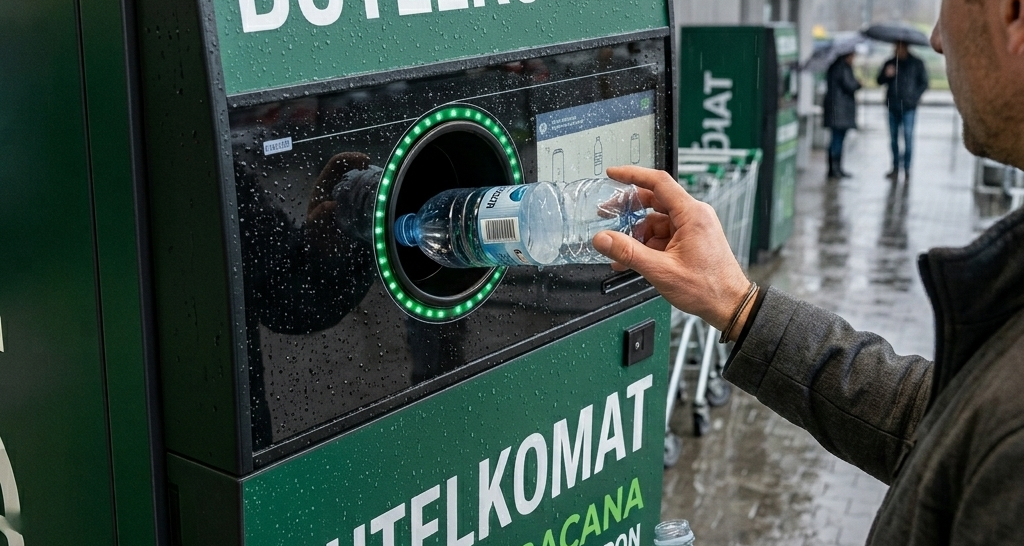 System kaucyjny a podatki — zbieranie cudzych butelek to działalność gospodarcza? Szef KAS stawia sprawę jasno